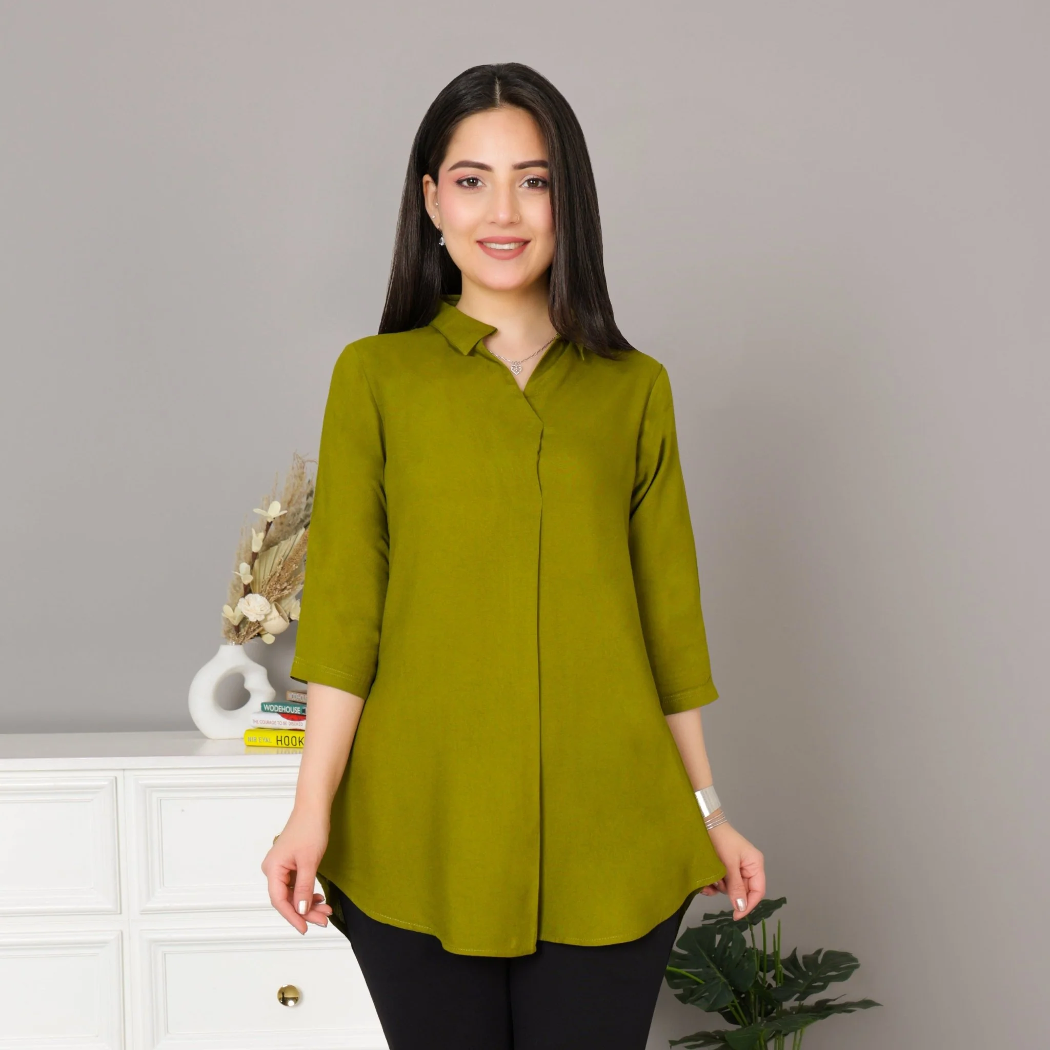 Rayon flare top
